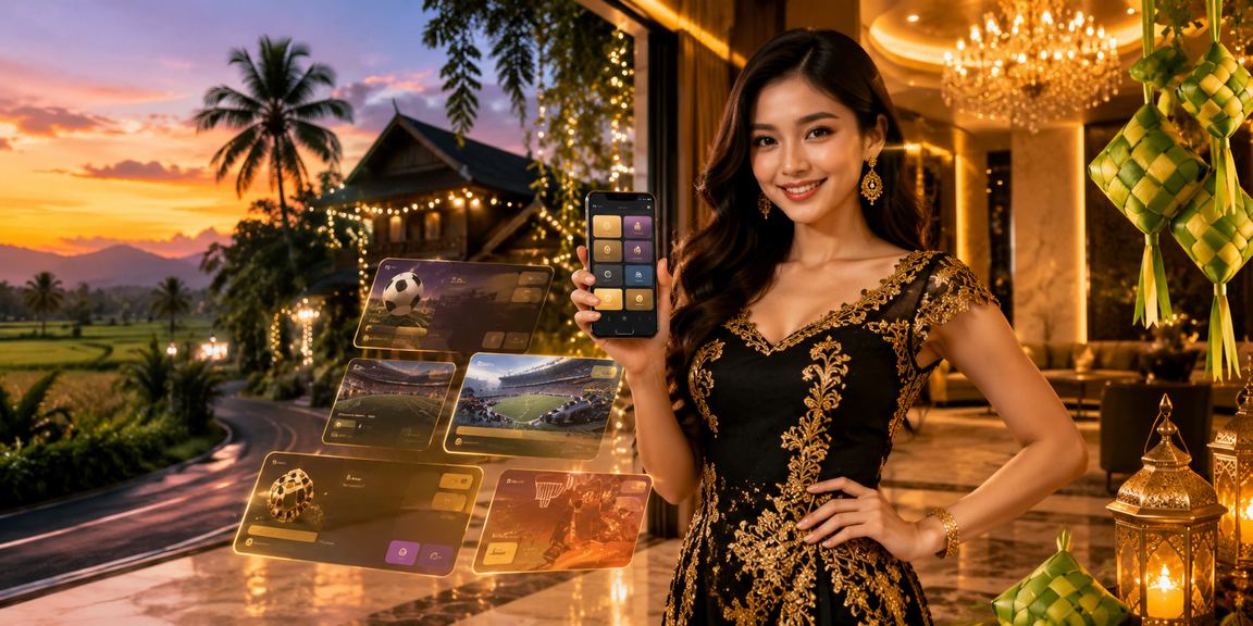Suasana hiburan kasino Hari Raya di Malaysia — asian4d